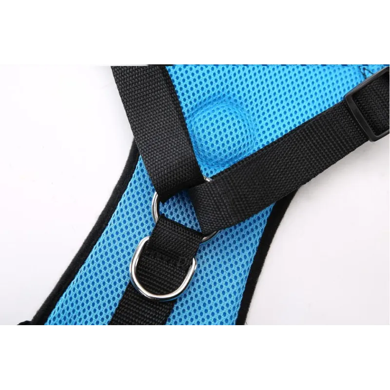 Dog Supplies Breathable, mesh chest straps Pet car safety chest back