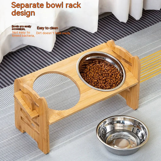 PurrfectMeal Double Bowl Trolley