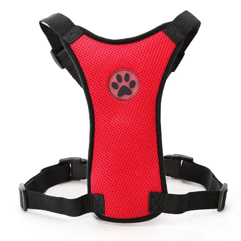 Dog Supplies Breathable, mesh chest straps Pet car safety chest back