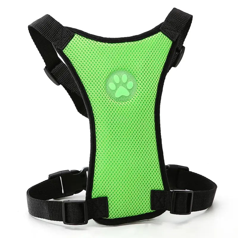 Dog Supplies Breathable, mesh chest straps Pet car safety chest back